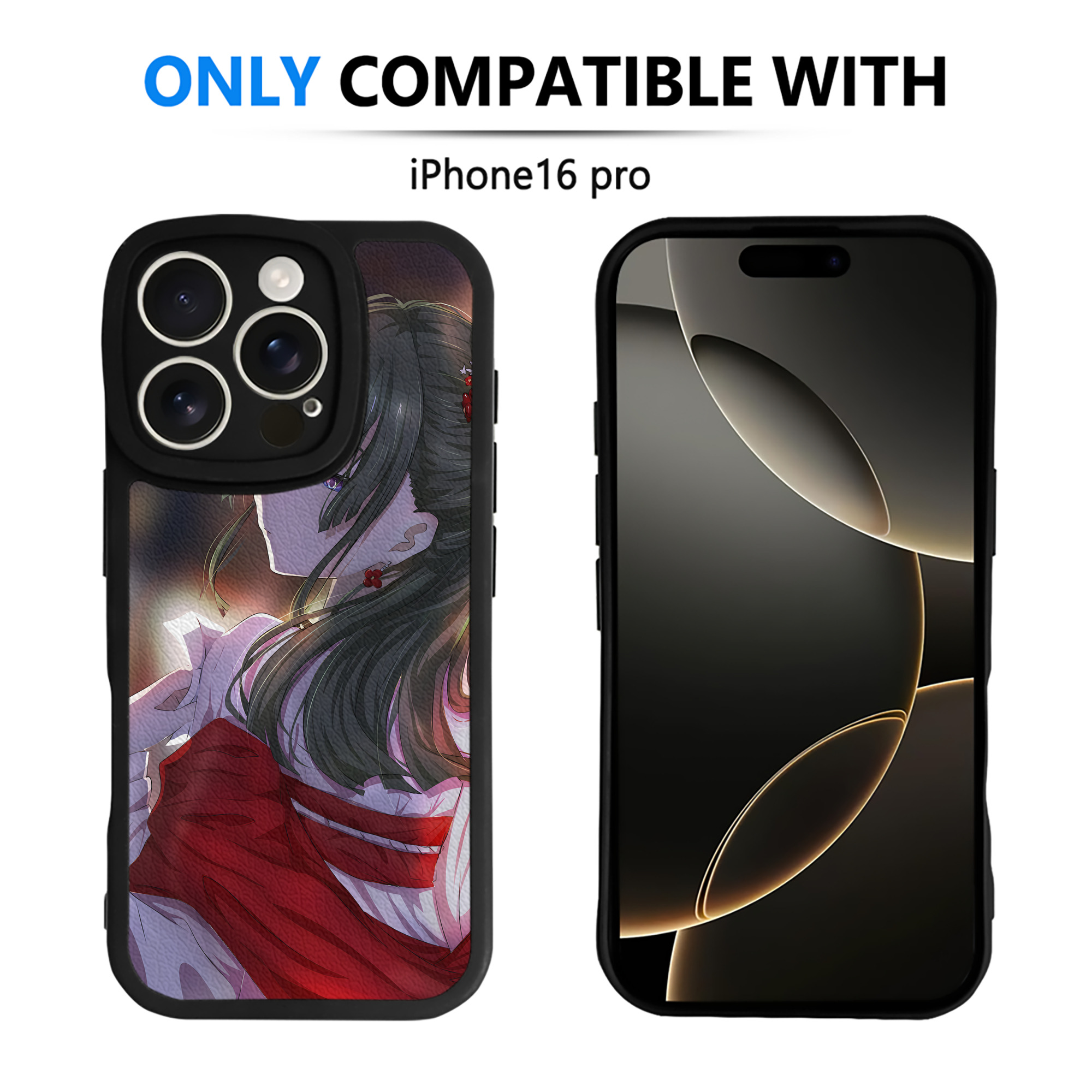 （画像用） 薬屋のひとりごと The Apothecary Diaries 【iPhone 16シリーズ対応】シリコンスマホケース（レザー調） 材質：シリコン